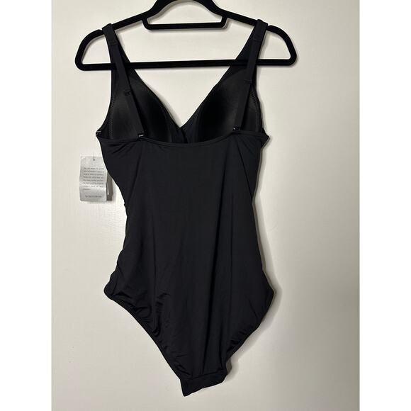 Sea Level Australia Nordstrom Eco Essentials Cross Front One-Piece Suit Sz 8 NWT - Picture 8 of 13